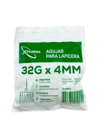 Aguja 32g x 4mm (Bolsa de 5 Unidades)